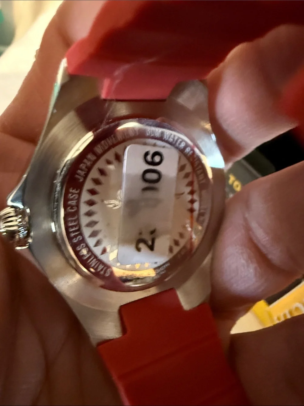 Invicta  Women’s Red Silicone Chronograph Watch